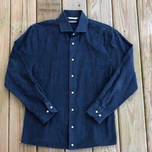 SuitSupply Egyptian Cotton Flannel Slim-Fit Shirt